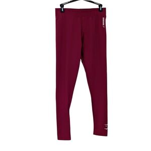 Gymshark Women's Burgundy Leggings
